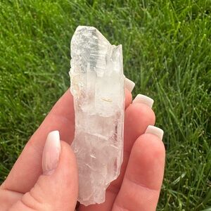 Natural Clear Quartz Point From Madagascar